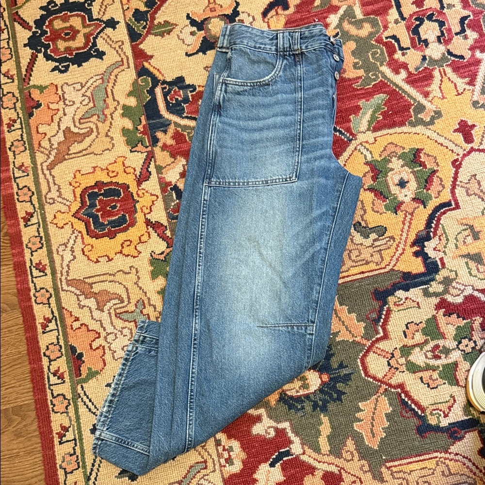 Madewell Women's Darted Barrel cut jeans